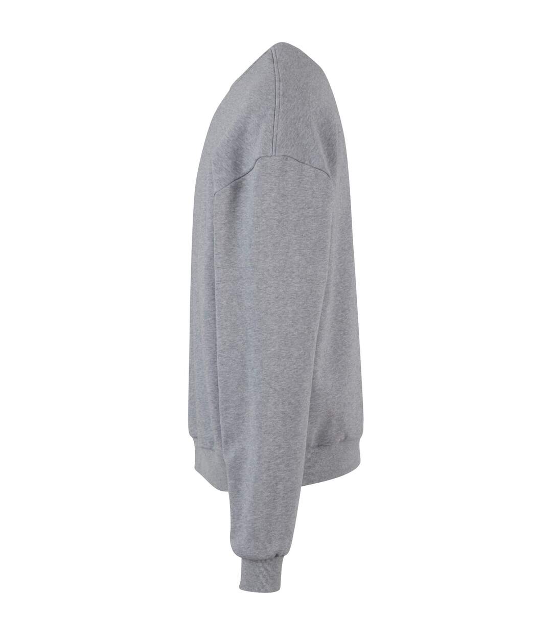 Sweat Adulte Gris Chiné Build Your Brand-3