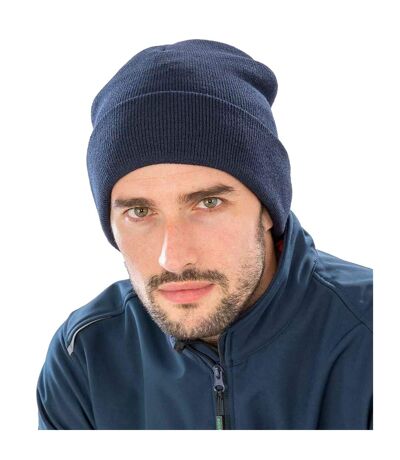 Unisex Adult Thinsulate Beanie Navy Result Genuine Recycled
