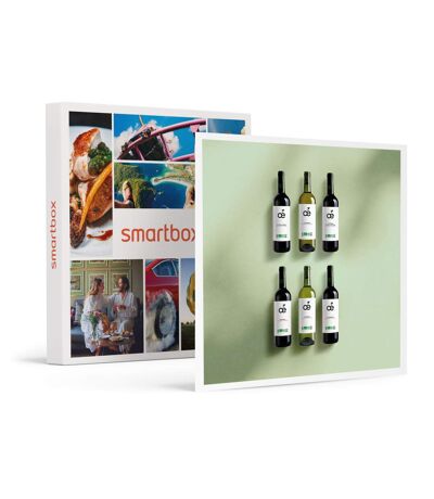 Coffret Découverte de 6 vins bio à déguster à la maison - SMARTBOX - Coffret Cadeau Gastronomie