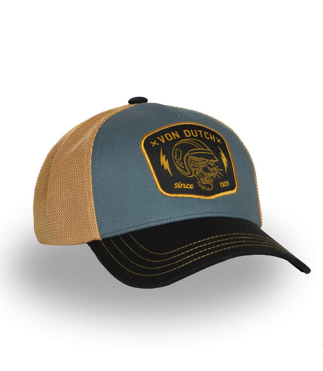Casquette baseball avec filet adulte en twill et patch Wild Vondutch-4