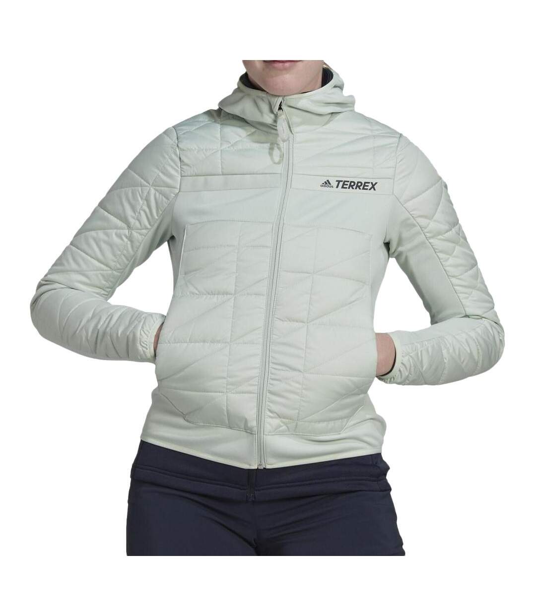 Doudoune verte femme adidas hh9059 - l-1