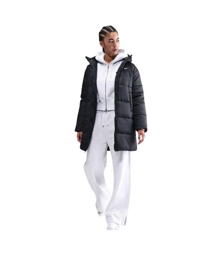 Womens/ladies Classic Therma-fit Insulated Loose Puffer Jacket Black Nike