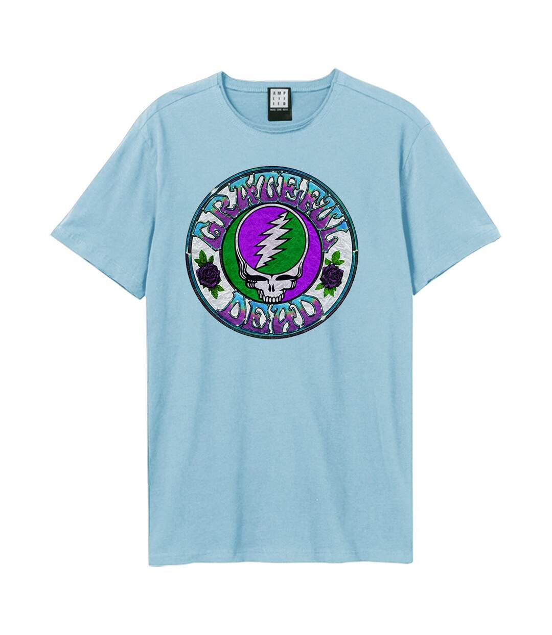 T-shirt Stealie Adulte Bleu Amplified-1
