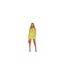 Robe Courte Motif/style Ruché Femme Vert Clair Vif Missy Empire-1