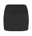 Mini Jupe Motif/style Côtelé Femme Noir Voile Nike-1