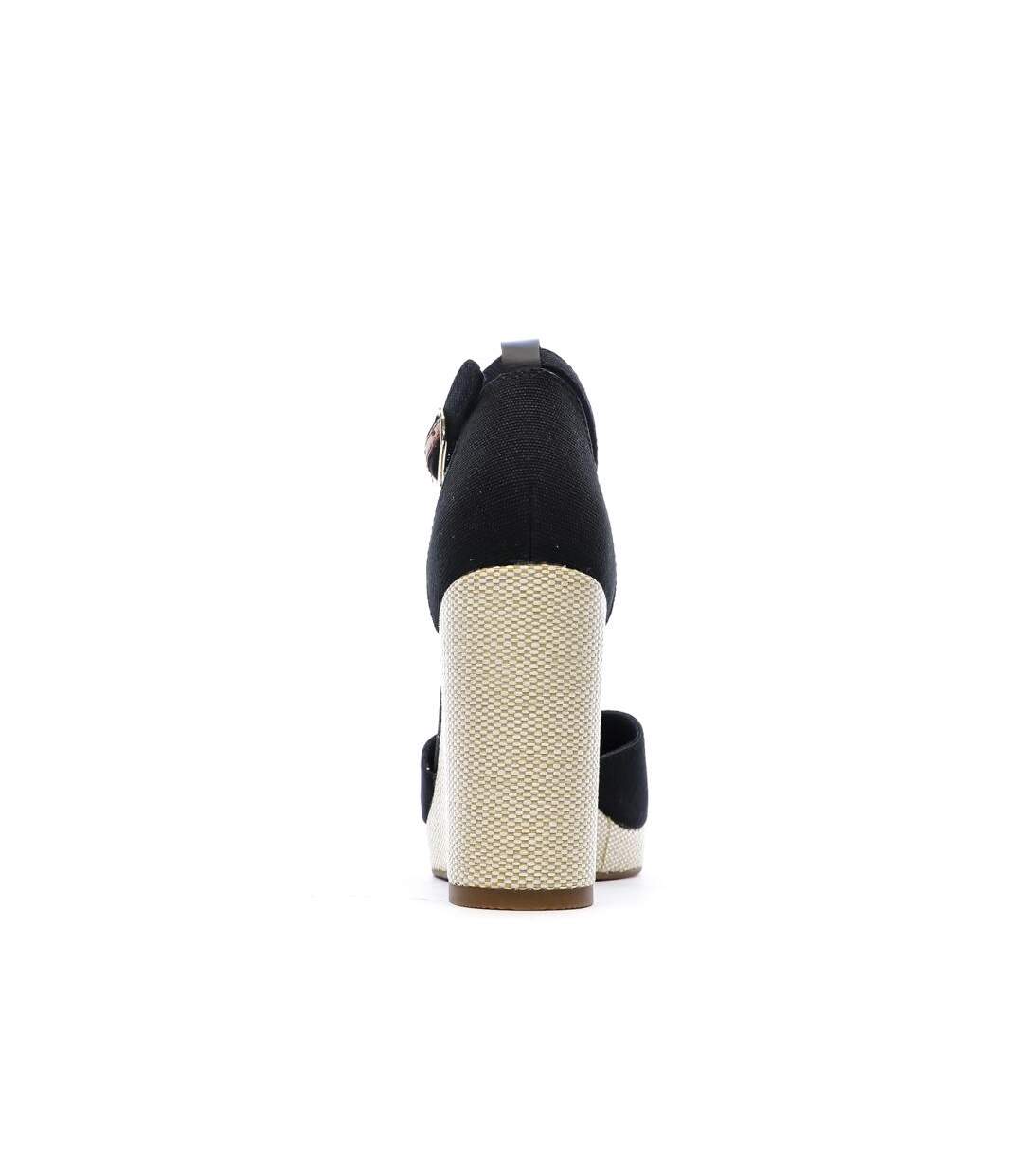 Sandales noires femme tommy hilfiger wedges-3