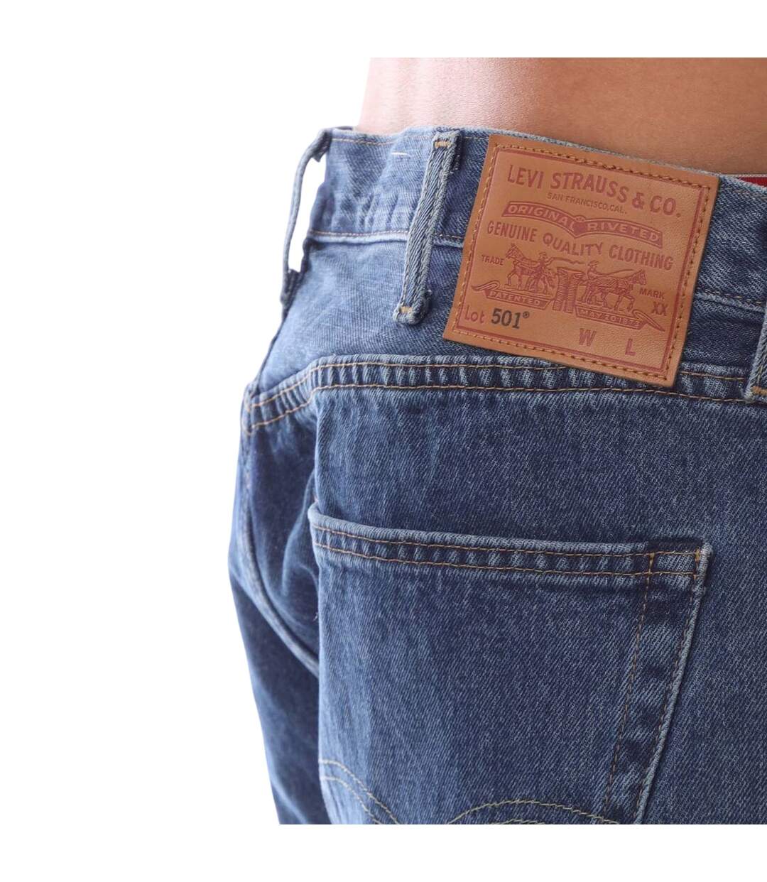 Jean Original Homme Gris Clair Levis-3