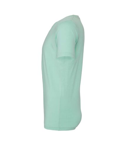 T-shirt adulte turquoise chiné Bella + Canvas