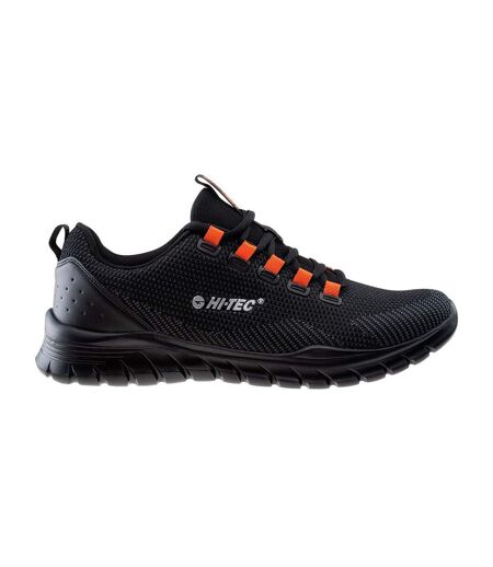 Baskets Herami Homme Noir Gris Foncé Orange Hi-Tec