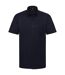 Mens Oxford Formal Shirt Bright Navy Russell Collection-1