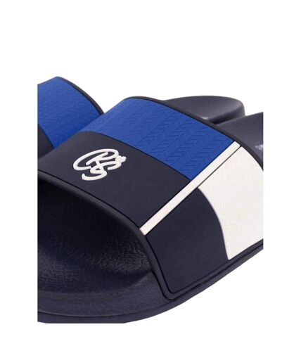 Mens rentrays sliders navy/blue Crosshatch