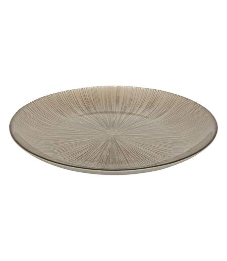 Lot de 6 Assiettes Plates Gloria 28cm Champagne