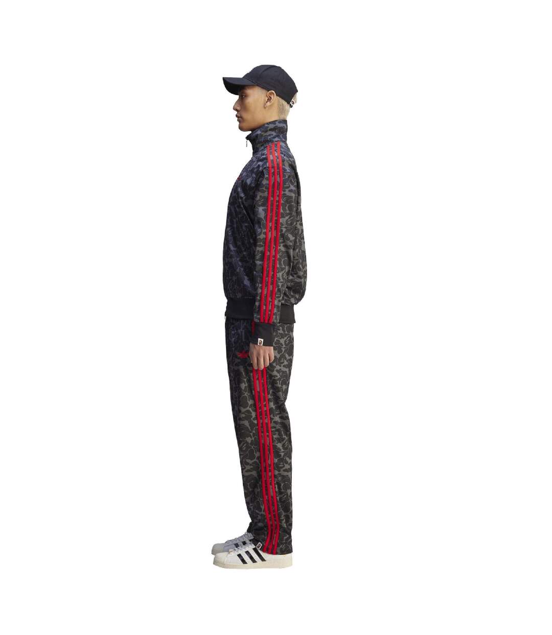 Pantalon De Jogging Bape Firebird Homme Noir Adidas-4