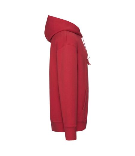 Sweat À Capuche Premium Homme Rouge Fruit Of The Loom