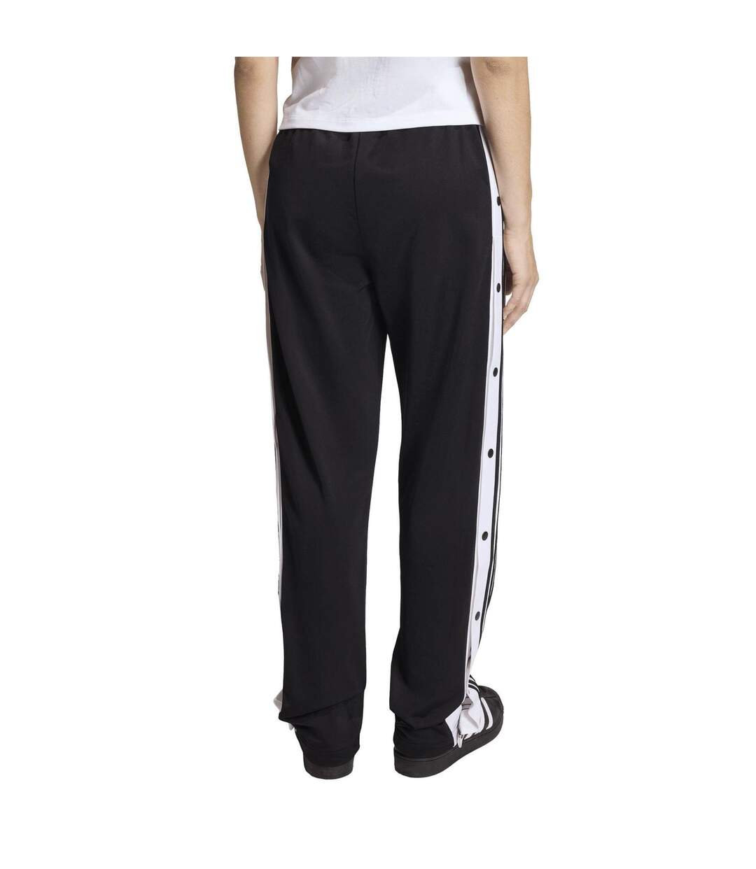 Womens/ladies Adibreak Classic Tracksuit Bottoms Black Adidas-3
