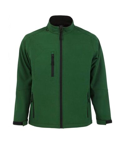 SOLS Mens Relax Soft Shell Jacket (Breathable, Windproof And Water Resistant) (Bottle Green) - UTPC347