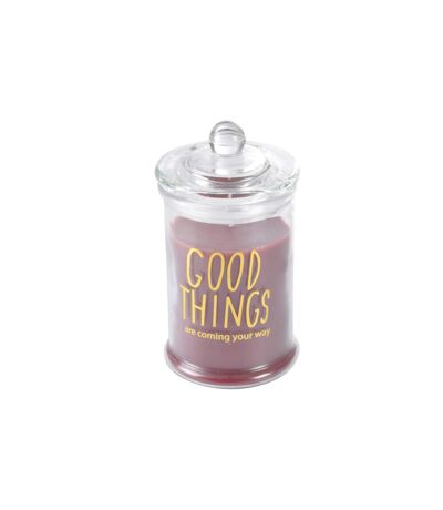 Bougie Parfumée Bocal Winter Blush 14cm Rouge