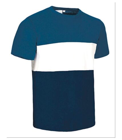 T-shirt 3 couleurs - Homme - VARSITY - bleu roi - blanc et bleu marine