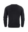 James Harvest Mens Ashland V Neck Sweatshirt (Black)
