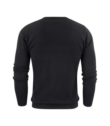 James Harvest Mens Ashland V Neck Sweatshirt (Black) - UTUB358