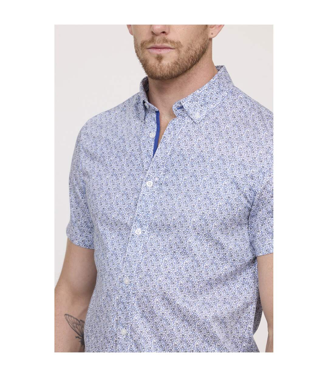 Chemise manches courtes coton regular DOK-4