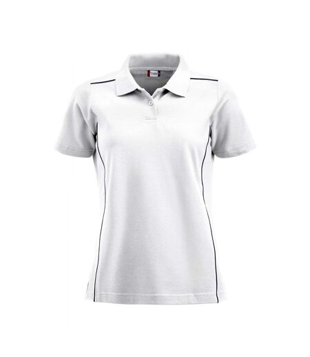 Clique Womens/Ladies New Alpena Polo Shirt (White) - UTUB316