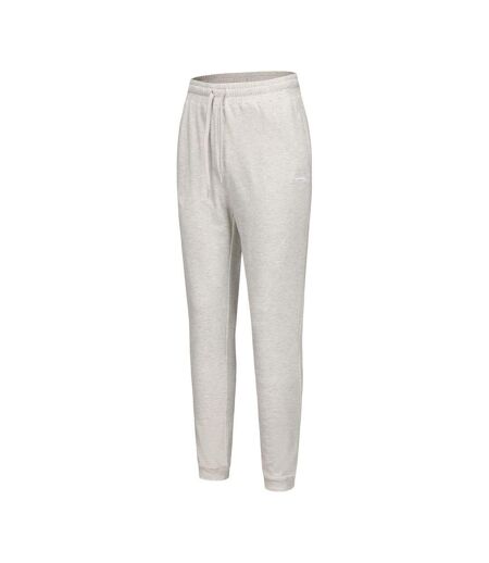 Womens/ladies Interlock Jogging Bottoms Ice Marl Slazenger