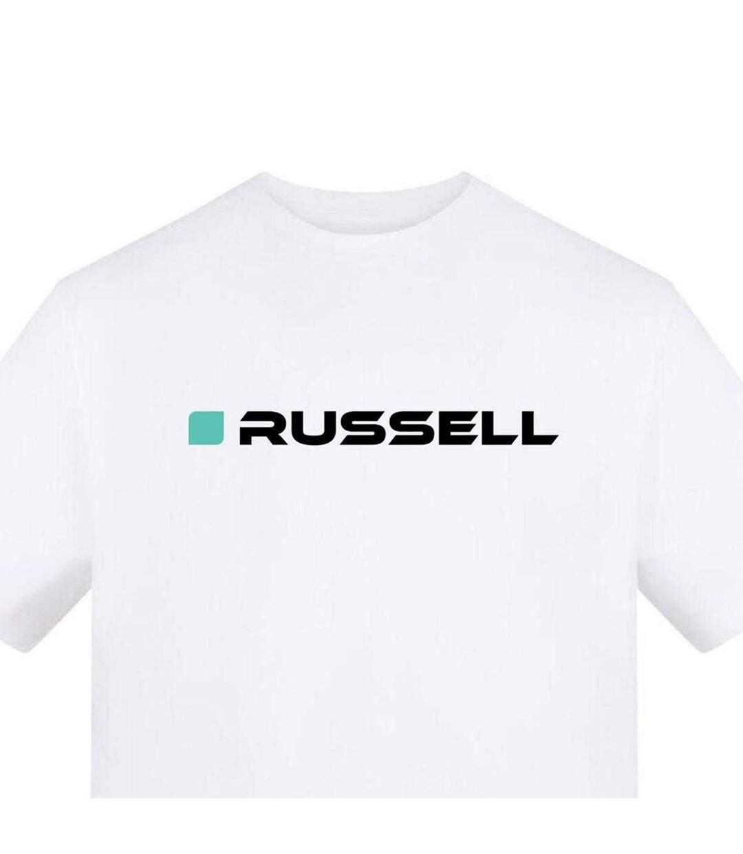 Unisex Adult Russell Mercedes F1 T-shirt White AWD-3