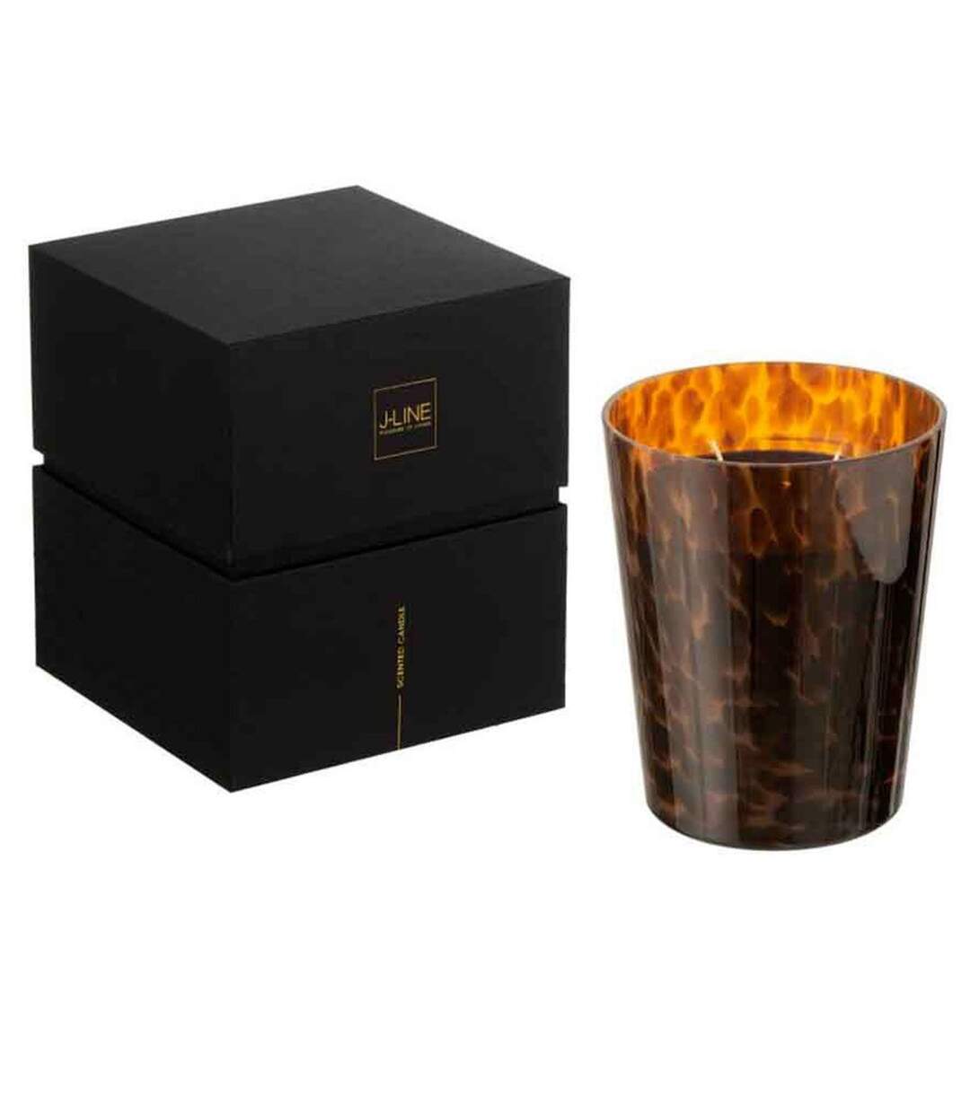 Bougie Parfumée Noa 16cm Bois de Santal Marron-2