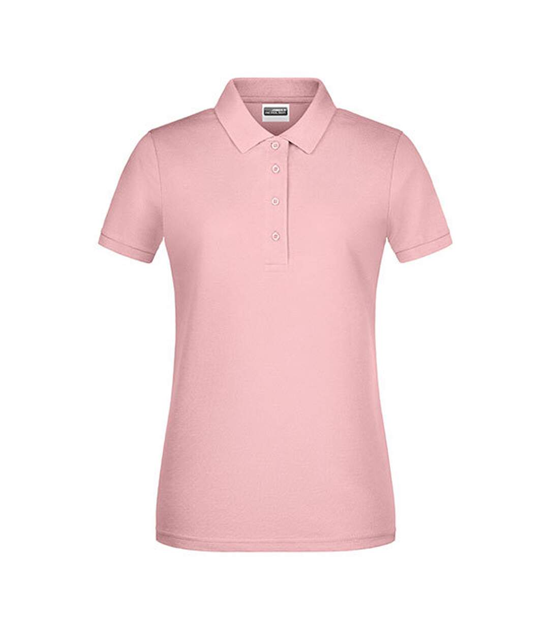 Polo Basic Femme Rose Clair James And Nicholson-1