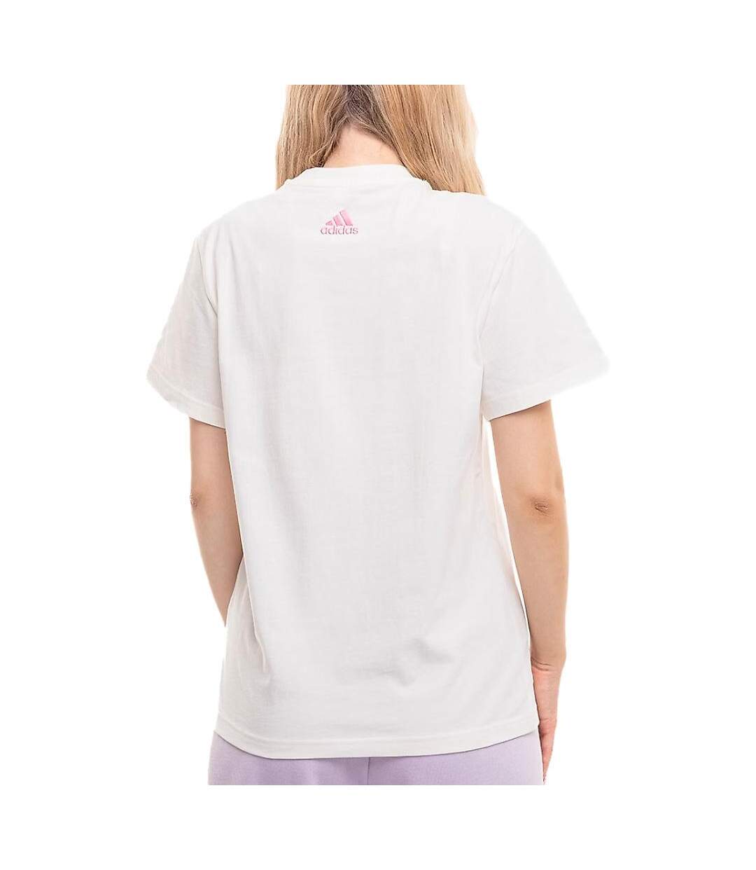 T-shirt ecru femme adidas w lin spw gt-2