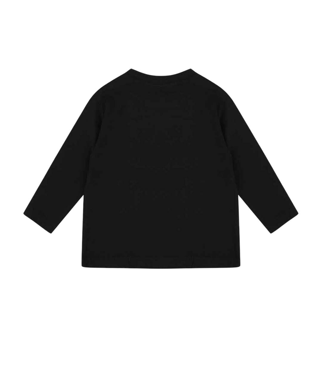 T-shirt Manches Longues Motif/style Uni Bébé Noir Larkwood-2