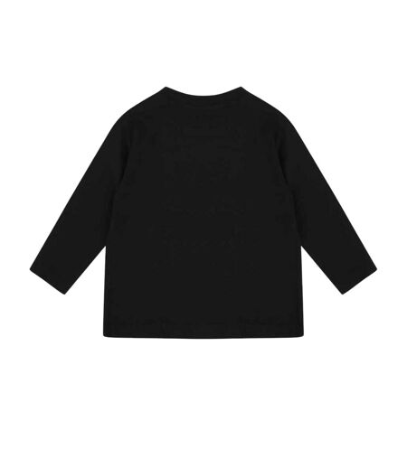 T-shirt Manches Longues Motif/style Uni Bébé Noir Larkwood