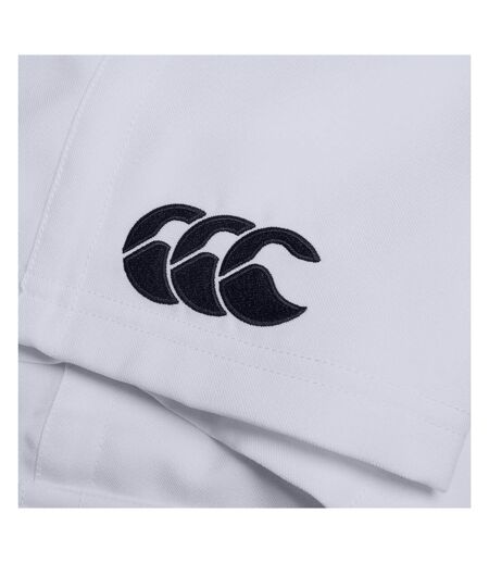 Mens Players Drill Shorts White Canterbury