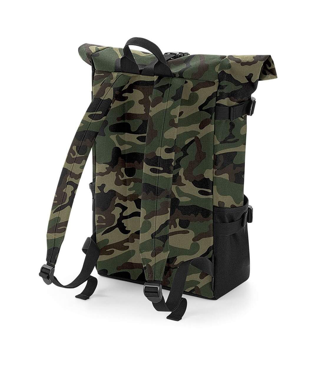 Sac à dos roll-top 22L - compartiment ordinateur - BG858 - vert camouflage militaire army