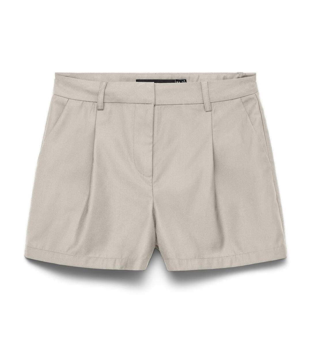 Short beige femme vero moda petrine-1