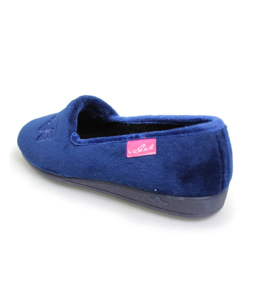 Chaussons femme bleu marine Lunar