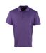 Polo coolchecker homme violet Premier