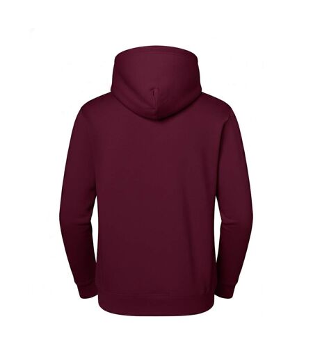 Unisex Adult Iconic Premium Hoodie Burgundy Fruit Of The Loom