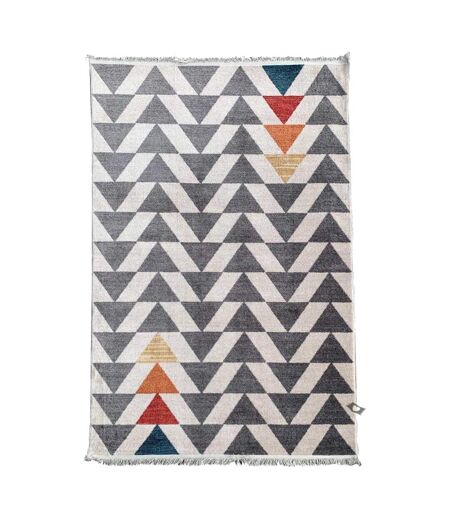 Tapis salon et chambre tissé motif scandinave CHEYANE