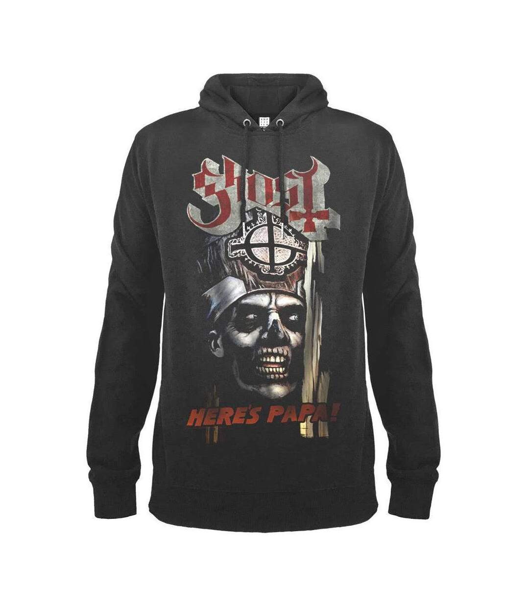 Unisex adult here comes papa ghost hoodie slate Amplified-1