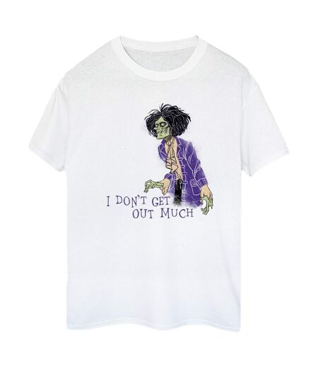 Disney Femme/Les femmes Hocus Pocus Don't Get Out Much Coton Boyfriend T-Shirt (Blanc) - UTBI20186