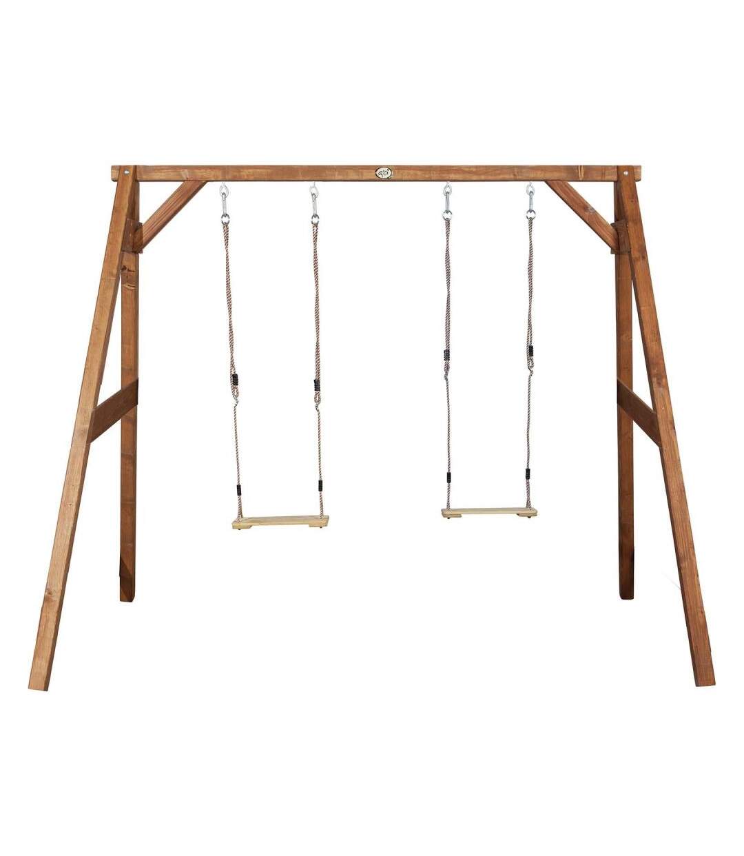 Portique en bois balançoire double Swing Double