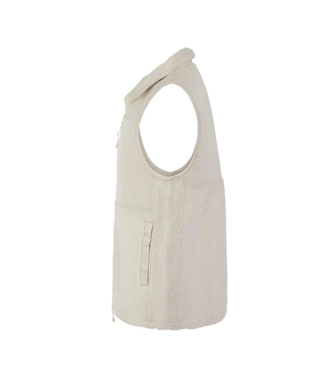 Veste Sans Manches Adulte Naturel Front Row-3