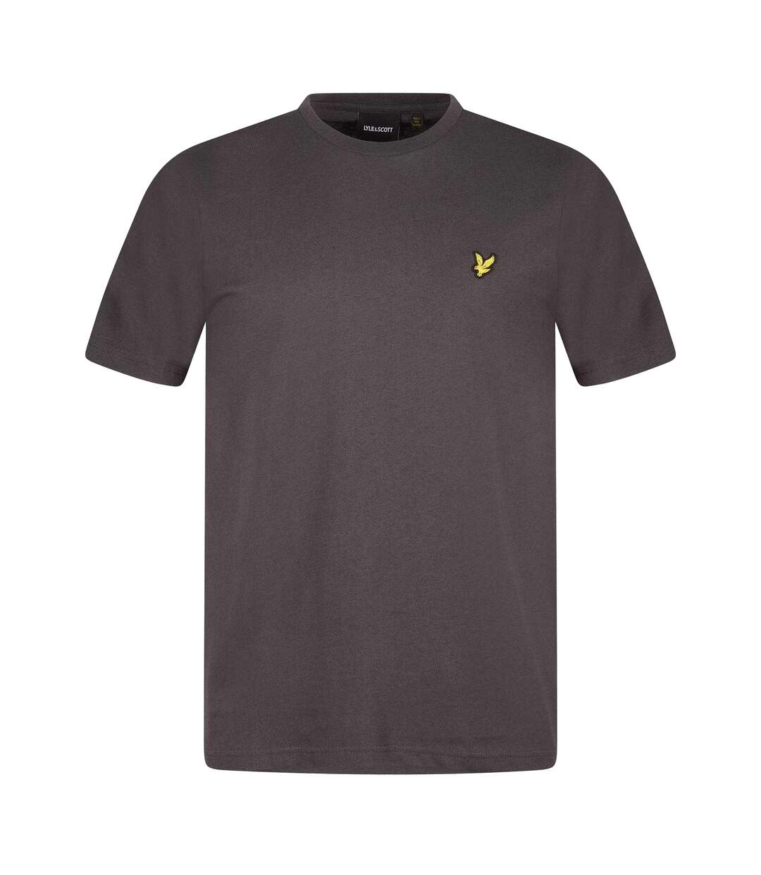 Mens Logo Cotton T-shirt Gunmetal Lyle & Scott-2