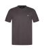 Mens Logo Cotton T-shirt Gunmetal Lyle & Scott-2