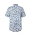 Chemise Manches Courtes Motif/style Imprimé Feuille Joe Homme Bleu Pastel Boss-2