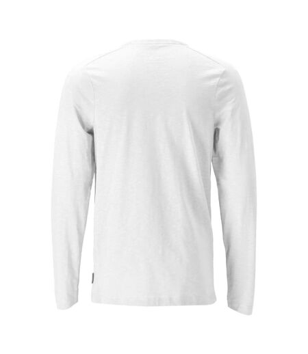 T-shirt Manches Longues Customised Homme Blanc Mascot