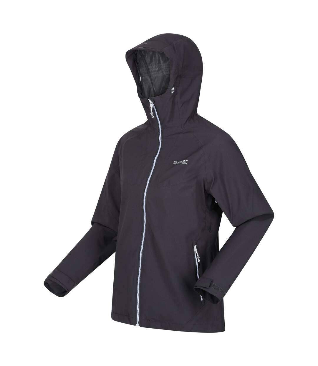Womens/ladies Raddick Logo Waterproof Jacket Seal Grey Regatta-4