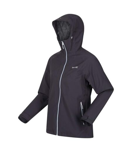 Regatta Womens/Ladies Raddick Logo Waterproof Jacket (Seal Grey) - UTRG9526